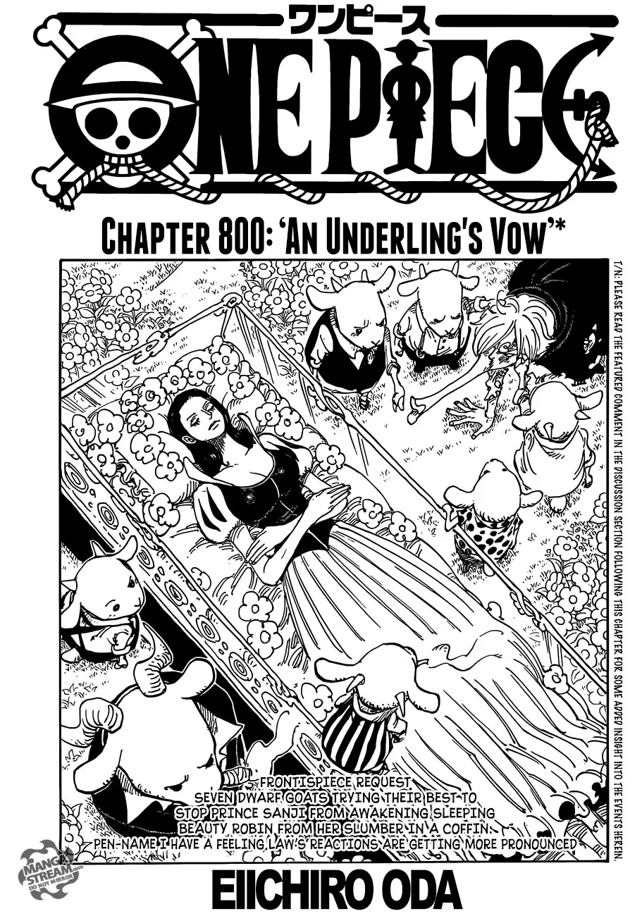 One Piece Chapter 800 - Page 1