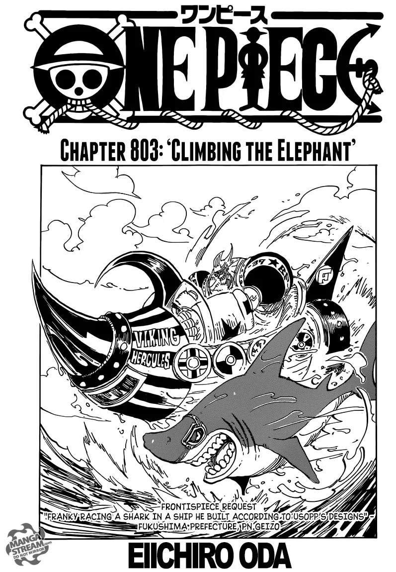 One Piece Chapter 803 - Page 1