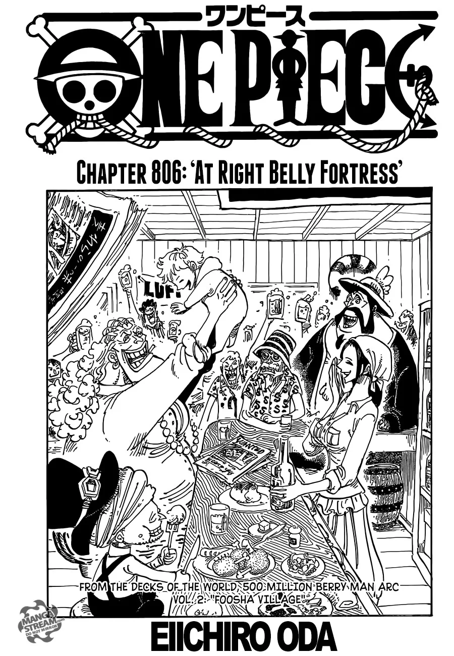 One Piece Chapter 806 - Page 1