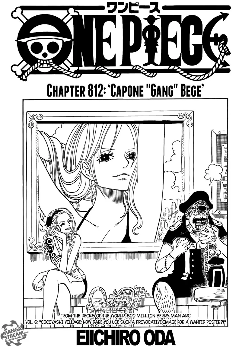 One Piece Chapter 812 - Page 1