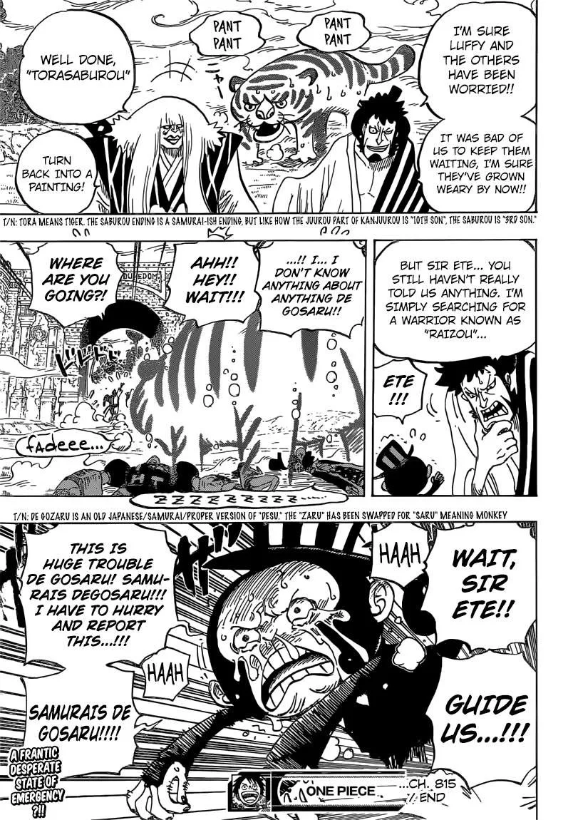 One Piece Chapter 815 - Page 20