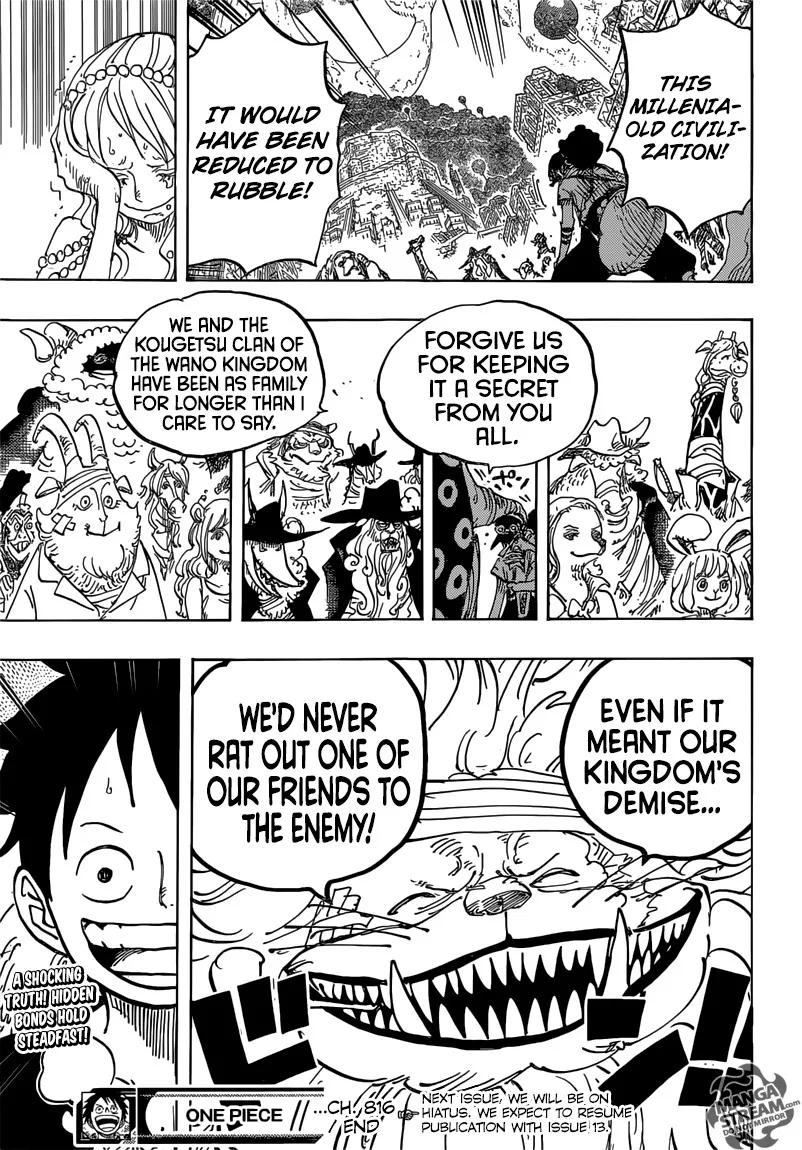 One Piece Chapter 816 - Page 19