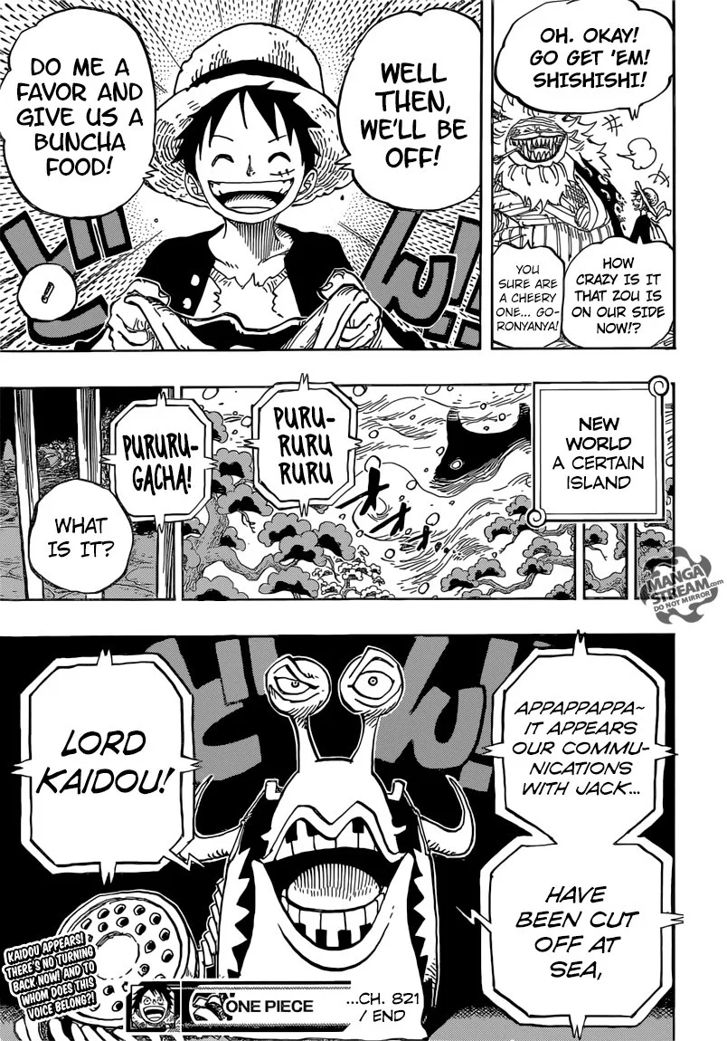 One Piece Chapter 821 - Page 21