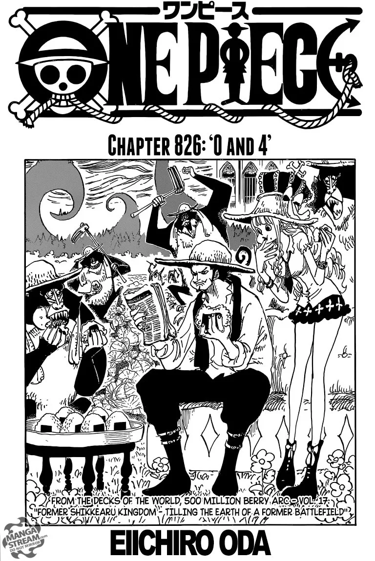One Piece Chapter 826 - Page 1