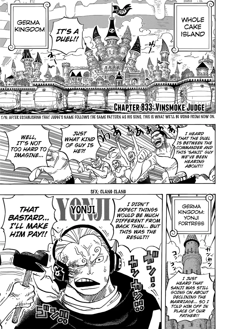 One Piece Chapter 833 - Page 7