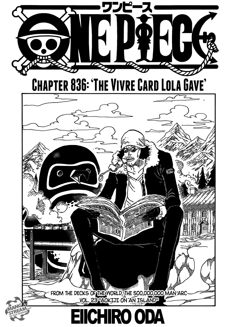 One Piece Chapter 836 - Page 1