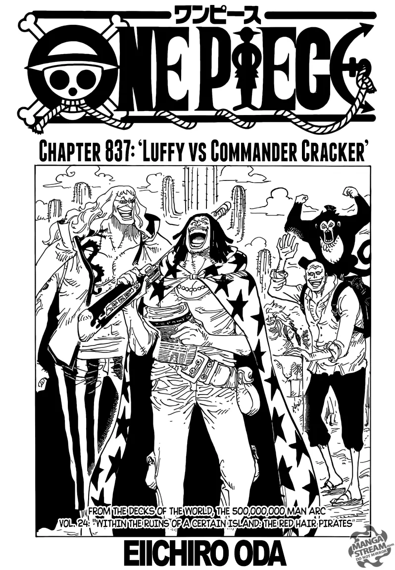 One Piece Chapter 837 - Page 1