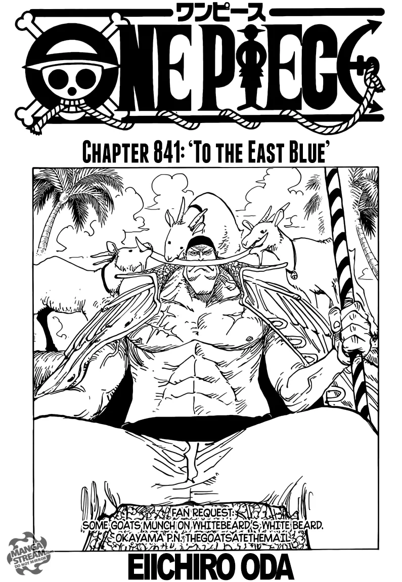 One Piece Chapter 841 - Page 1