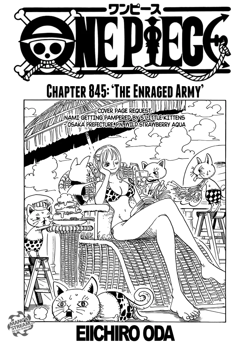 One Piece Chapter 845 - Page 1