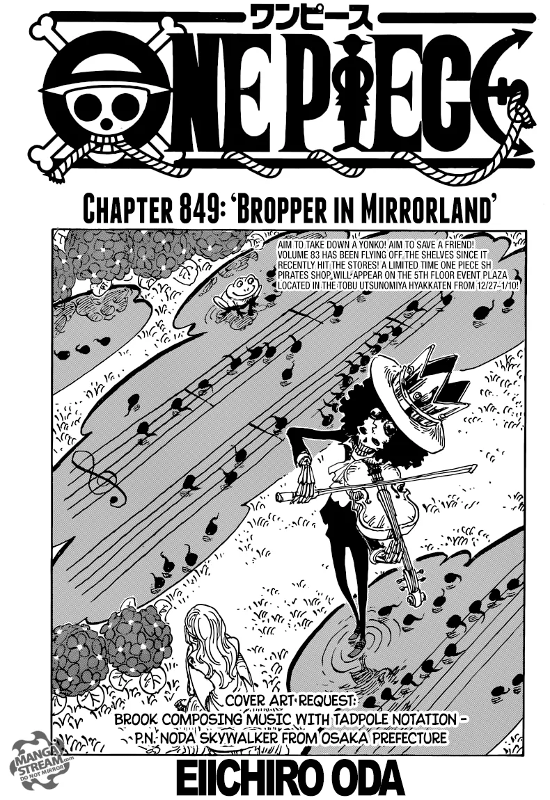 One Piece Chapter 849 - Page 2