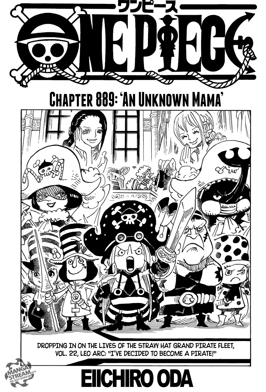 One Piece Chapter 889 - Page 1