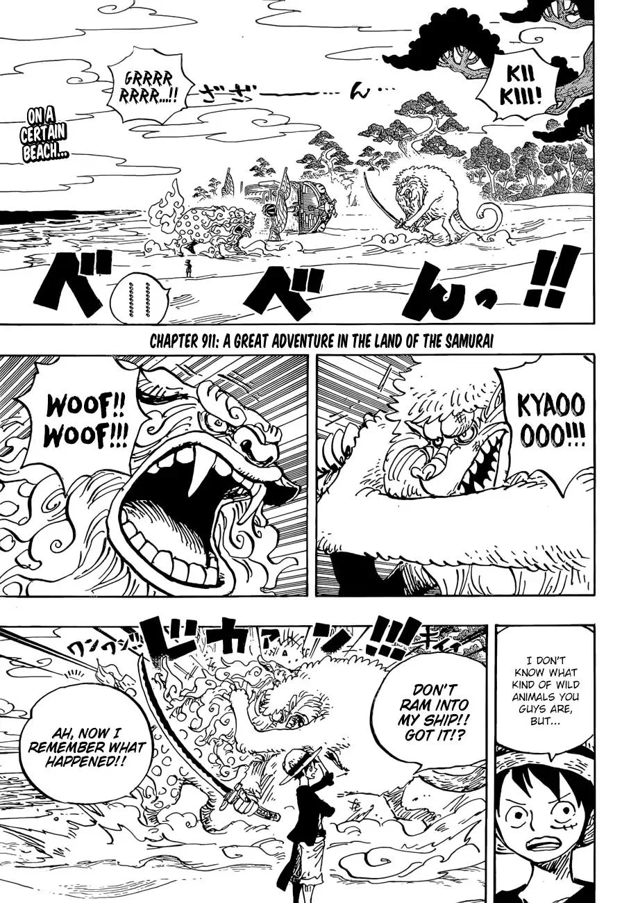 One Piece Chapter 911 - Page 3