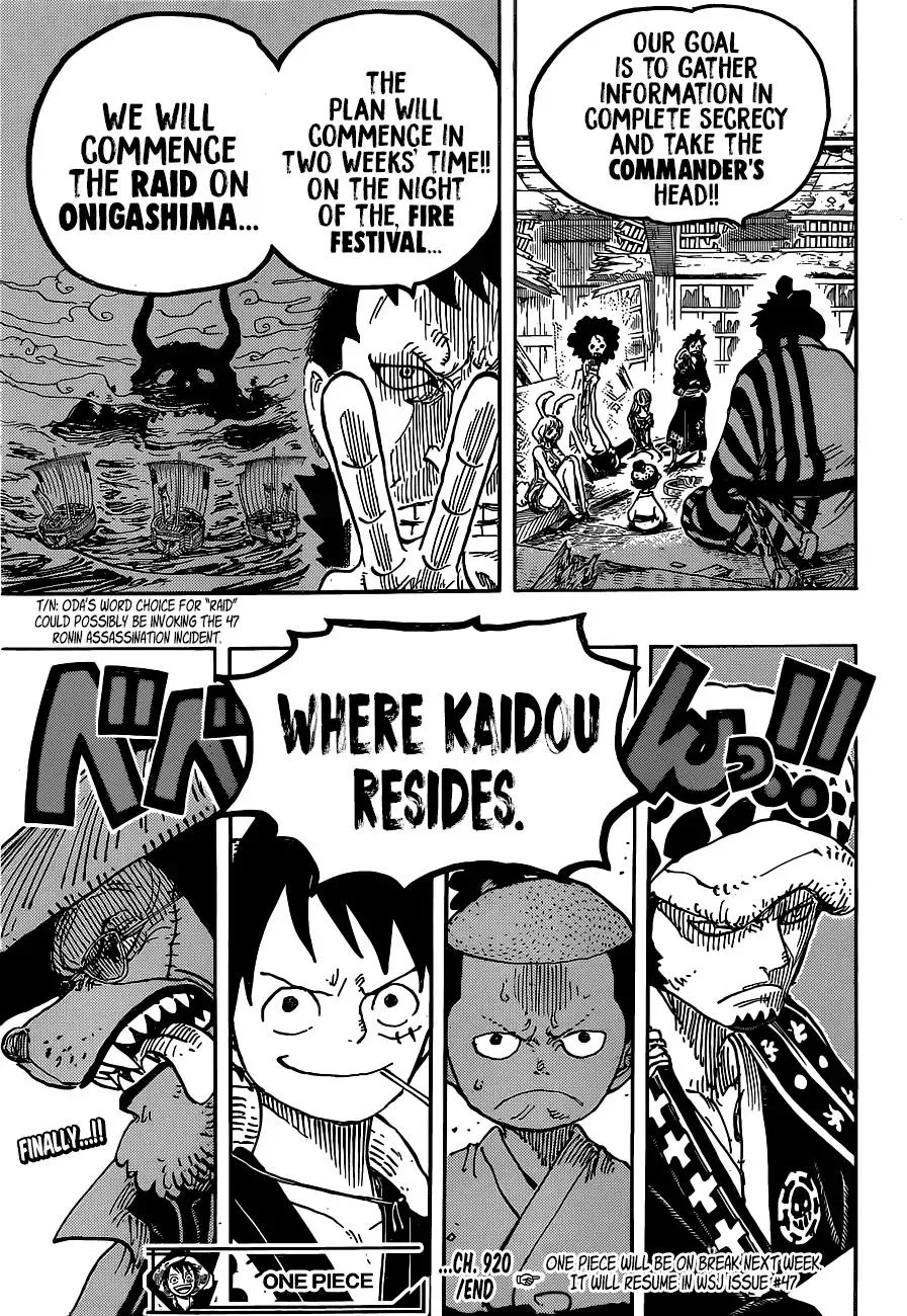 One Piece Chapter 920 - Page 17