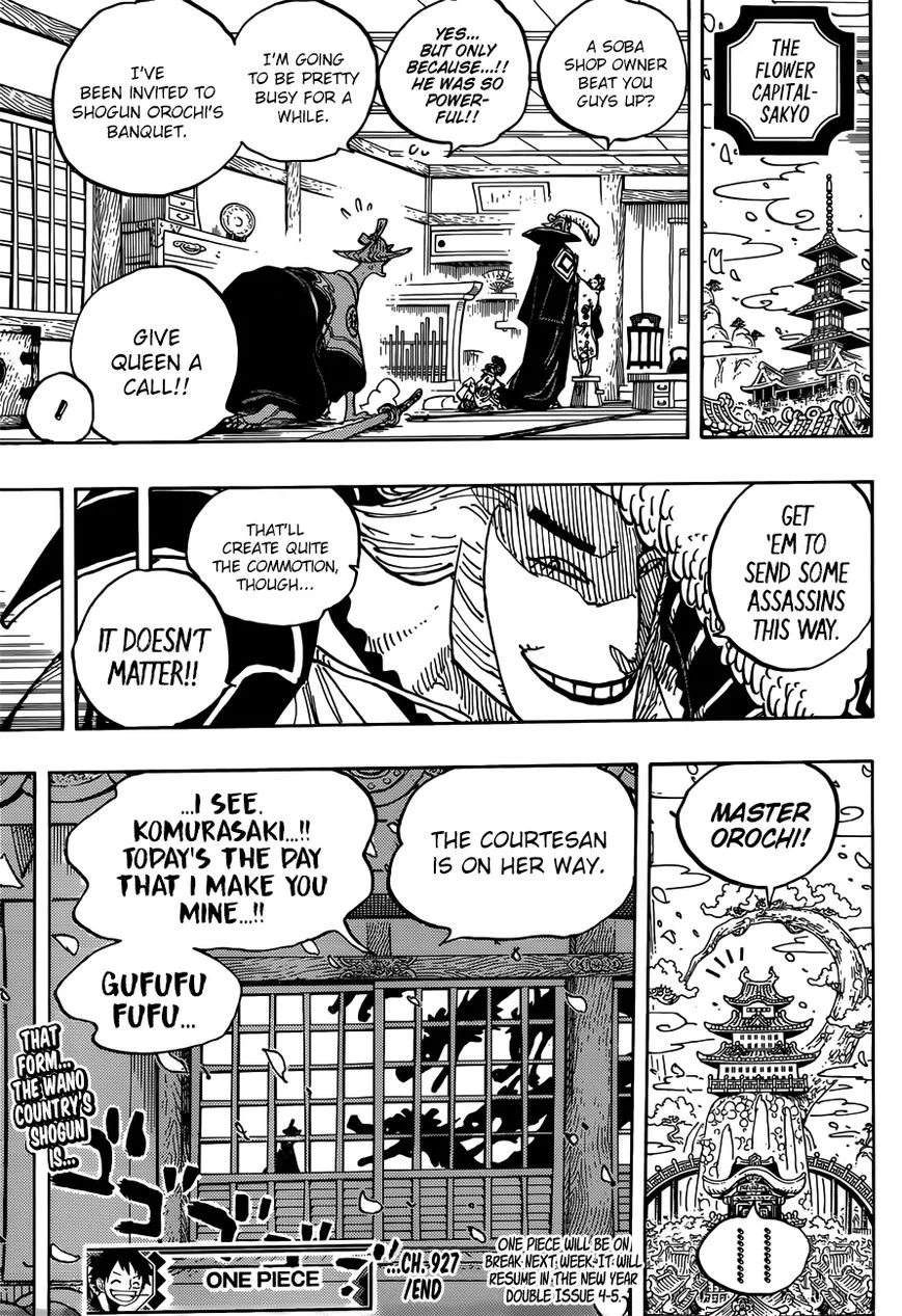 One Piece Chapter 927.1 - Page 15