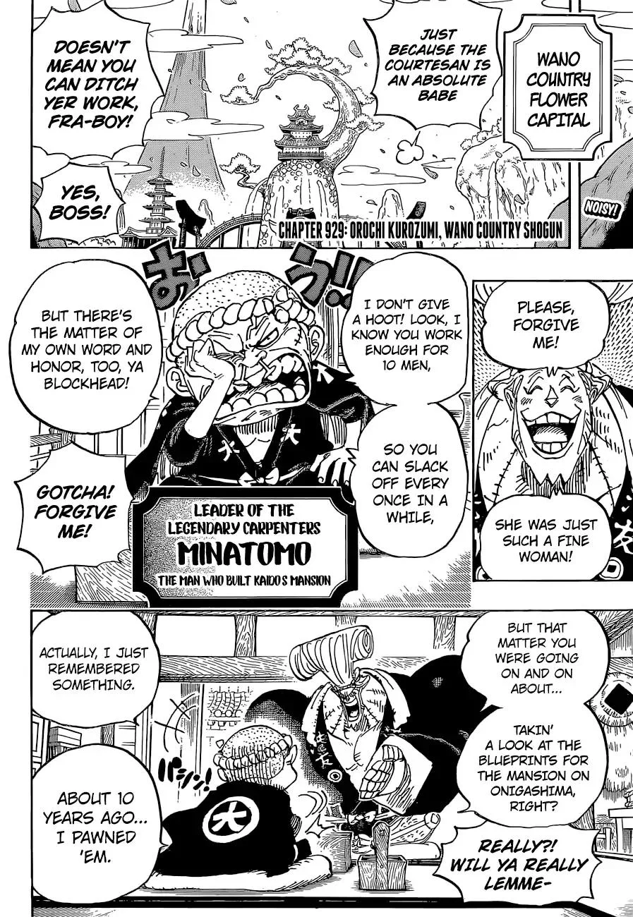 One Piece Chapter 929 - Page 4