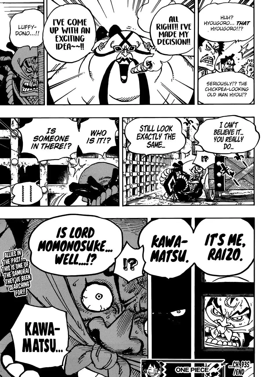 One Piece Chapter 935 - Page 17