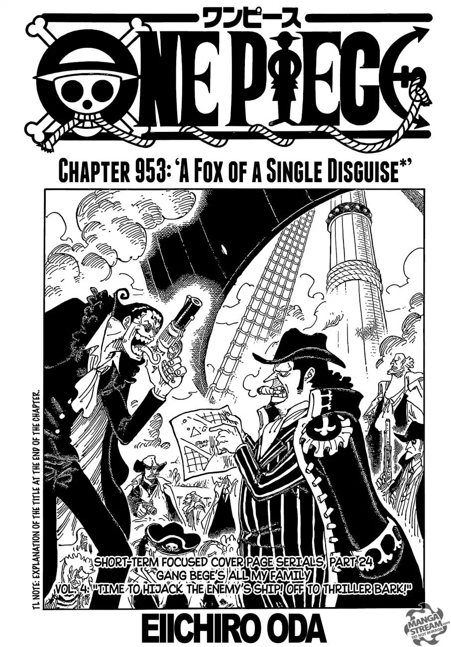 One Piece Chapter 953 - Page 1