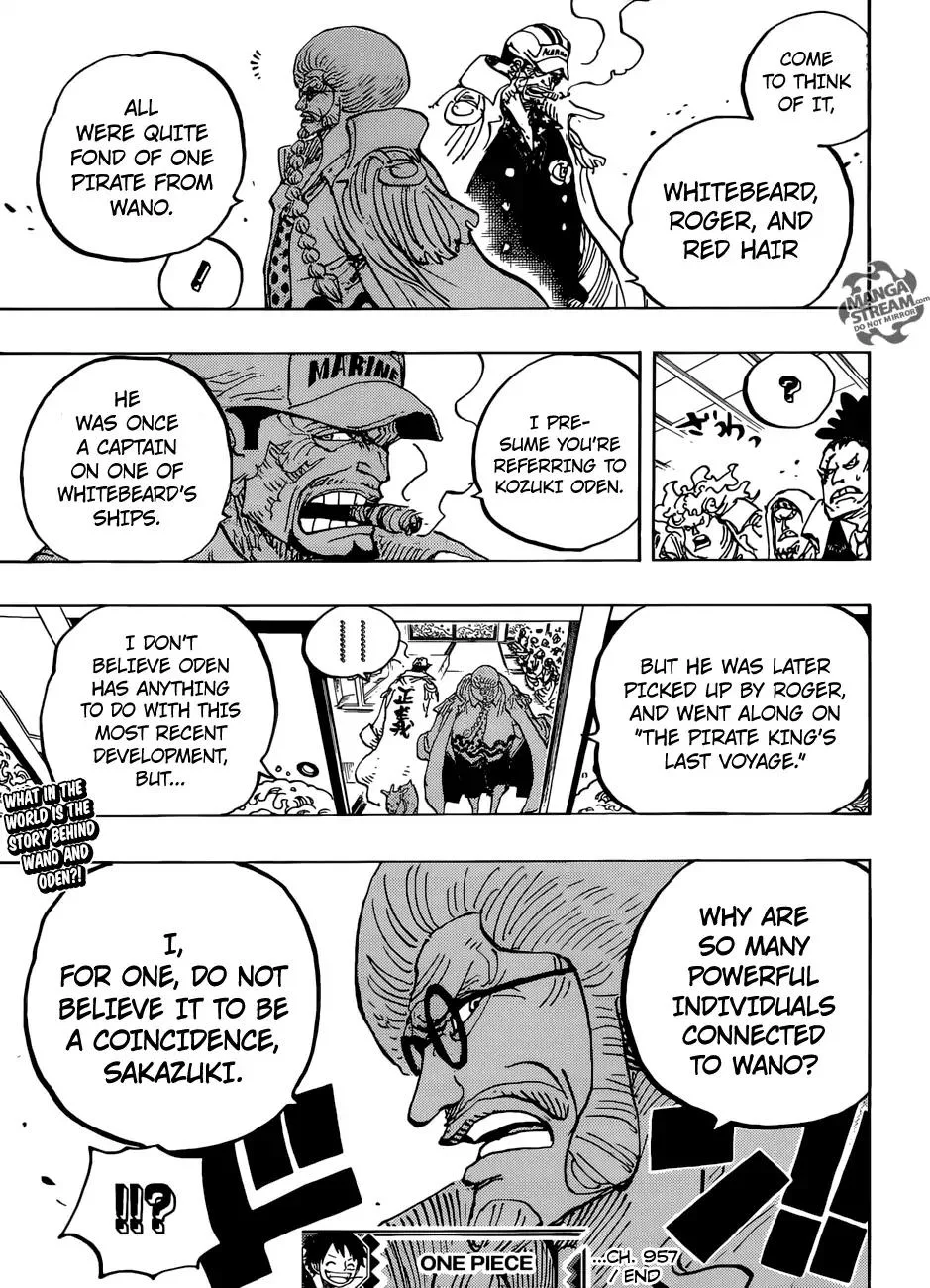 One Piece Chapter 957 - Page 20