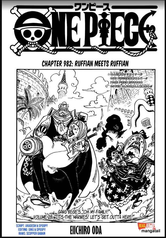 One Piece Chapter 982 - Page 1