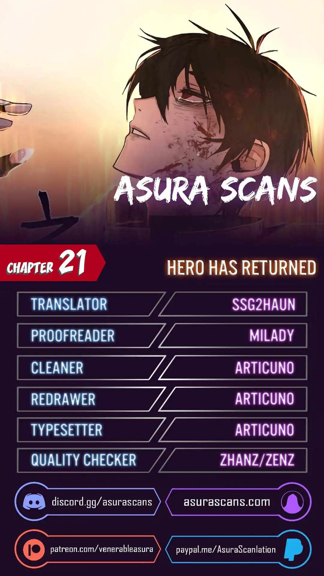Hero Has Returned Chapter 21 - Page 1