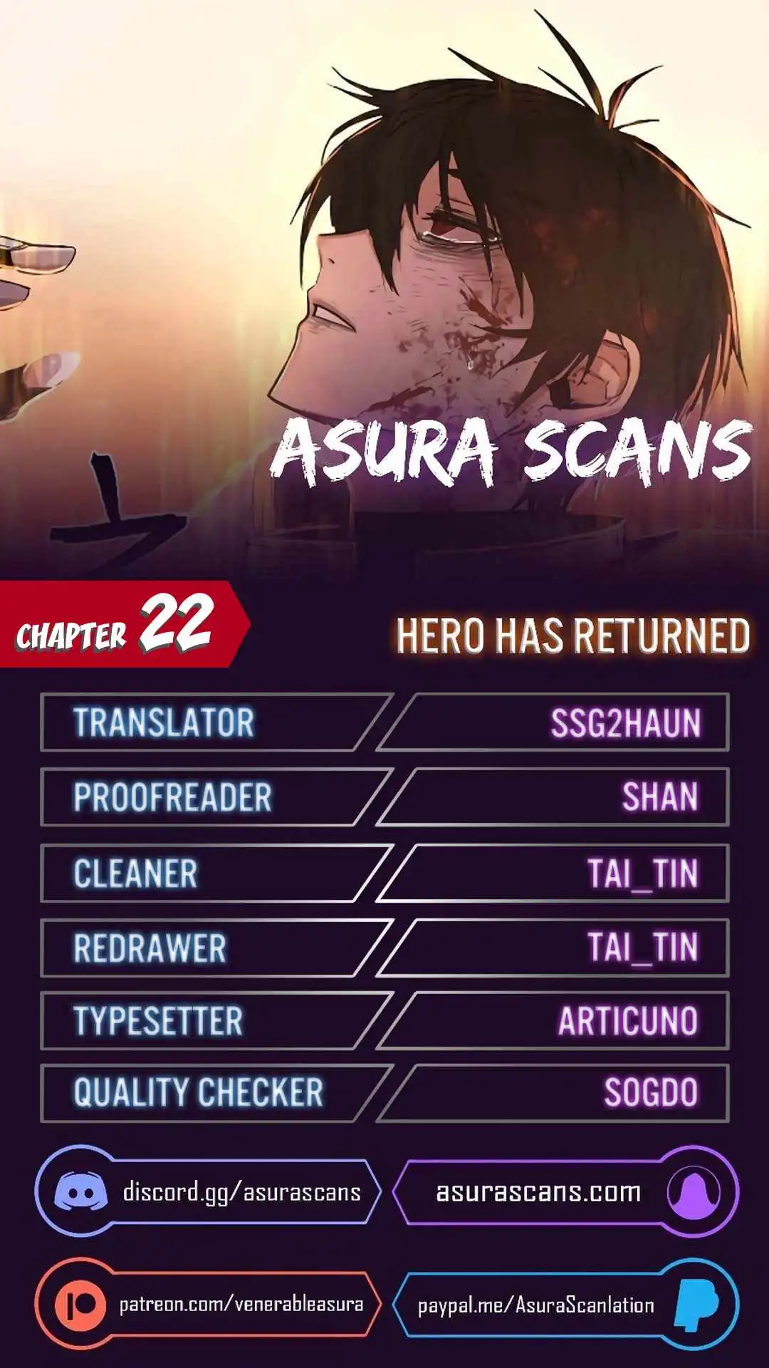 Hero Has Returned Chapter 22 - Page 1