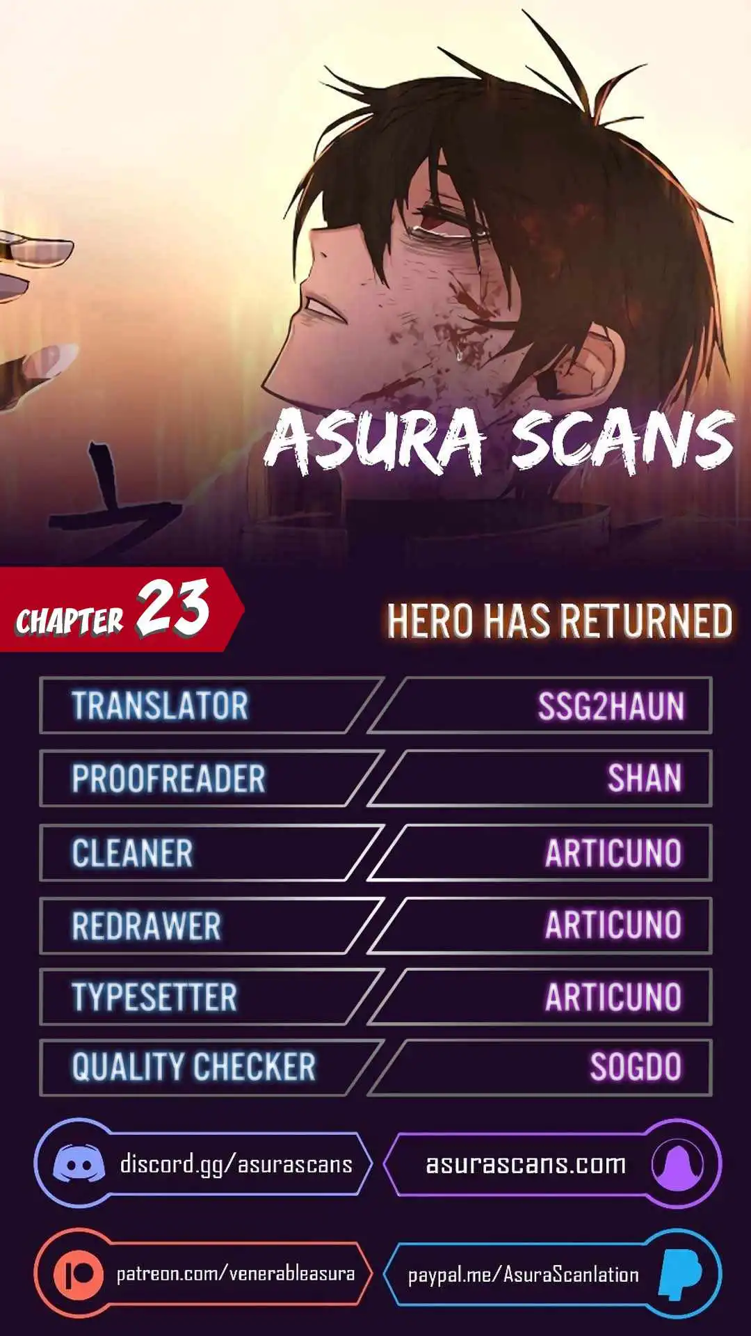 Hero Has Returned Chapter 23 - Page 1