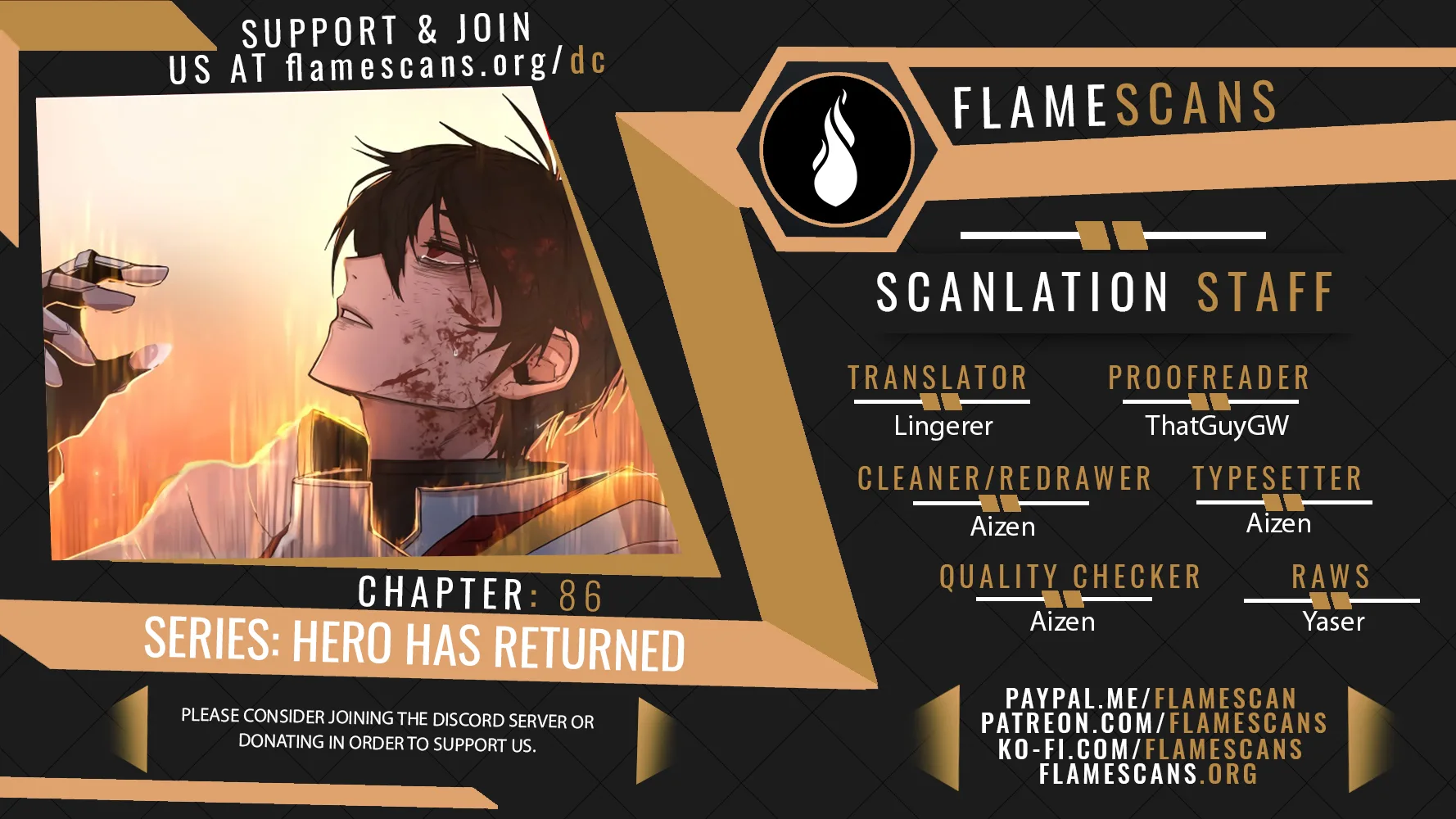 Hero Has Returned Chapter 84.9 - Page 1