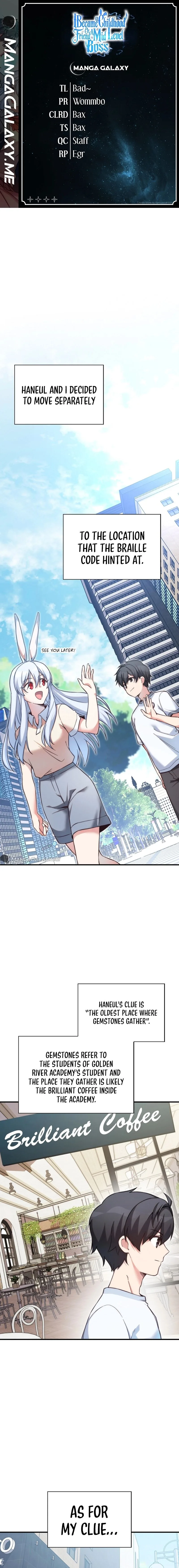 I Became A Childhood Friend of A Mid Level Boss Chapter 30 - Page 1