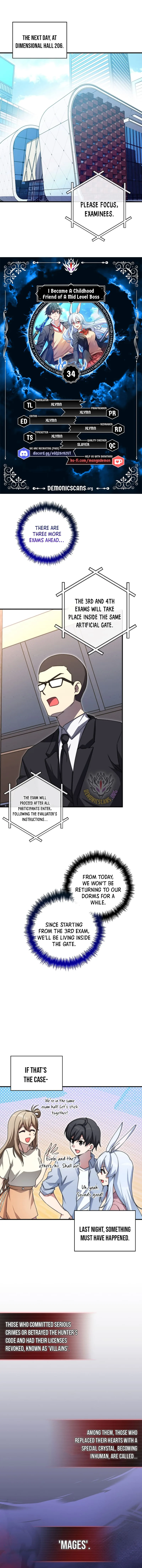 I Became A Childhood Friend of A Mid Level Boss Chapter 34 - Page 1