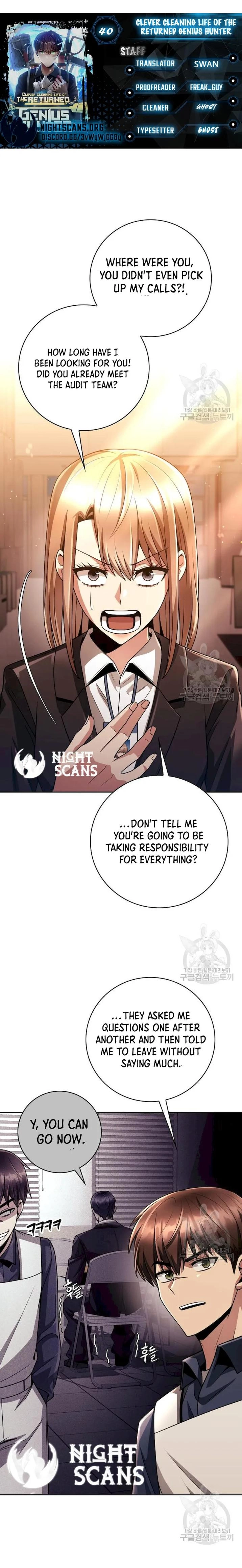 Clever Cleaning Life Of The Returned Genius Hunter Chapter 40 - Page 1