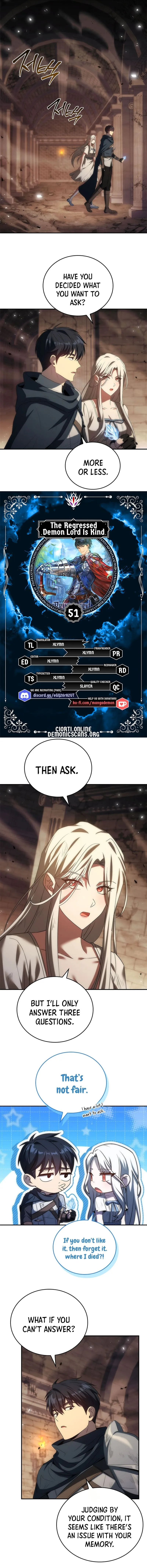 The Regressed Demon Lord is Kind Chapter 51 - Page 1