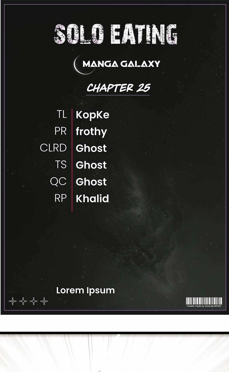 Solo Eating Chapter 25 - Page 1