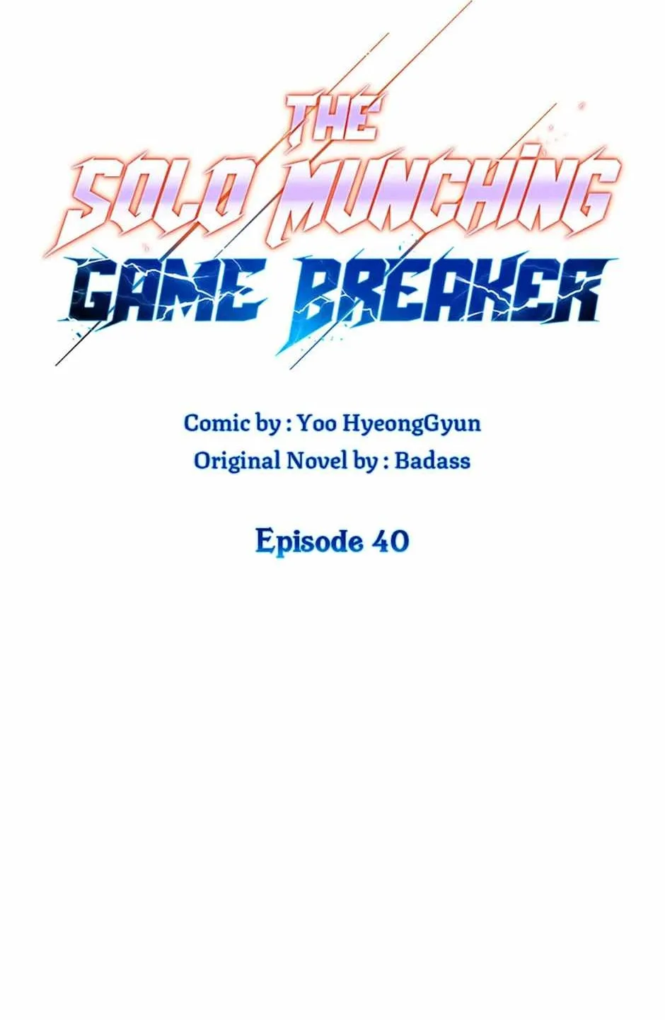 Solo Eating Chapter 40 - Page 1