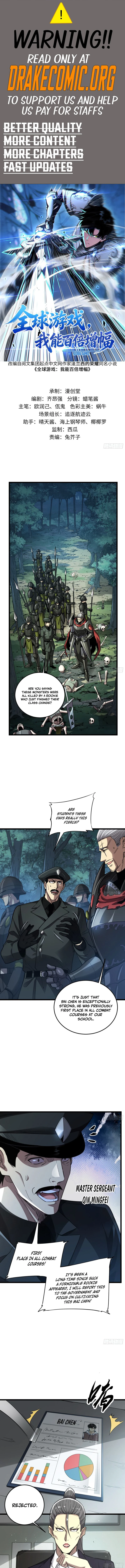 Global Game: I Can Amplify Everything by a Hundred Times Chapter 6 - Page 1