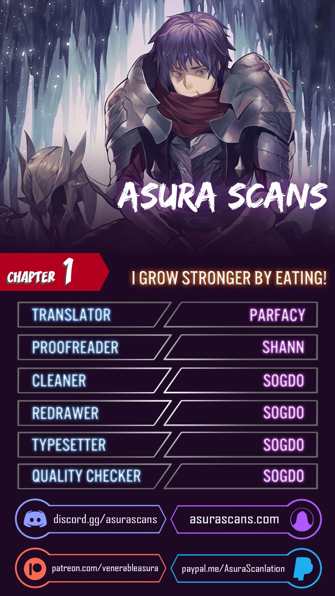 I Grow Stronger By Eating! First Chapter - Page 1